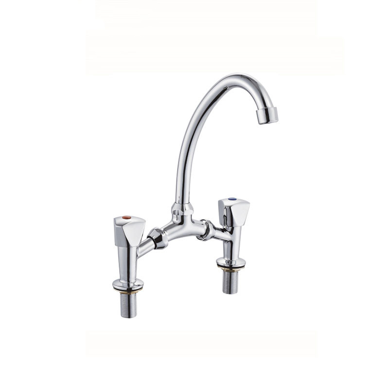 Double Handle Bridge Faucet KM6144
